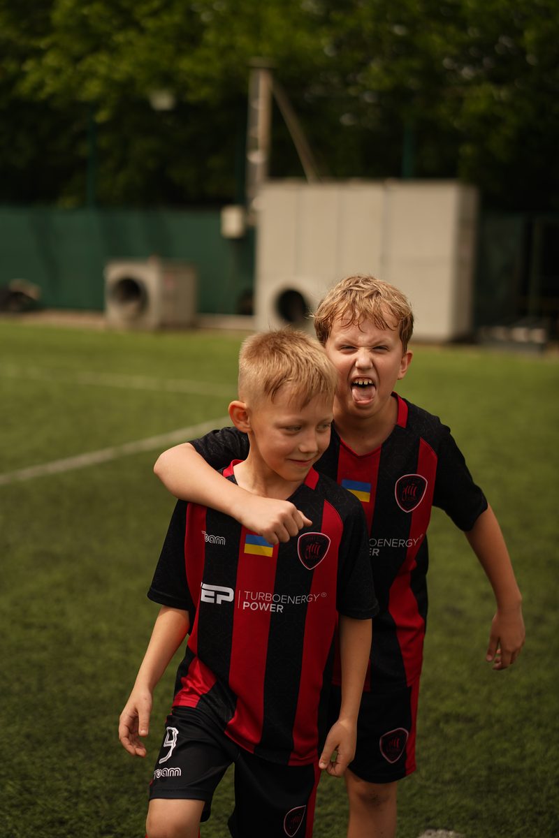 Friends on the field